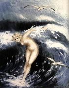 Louis Lcart Waves oil painting reproduction